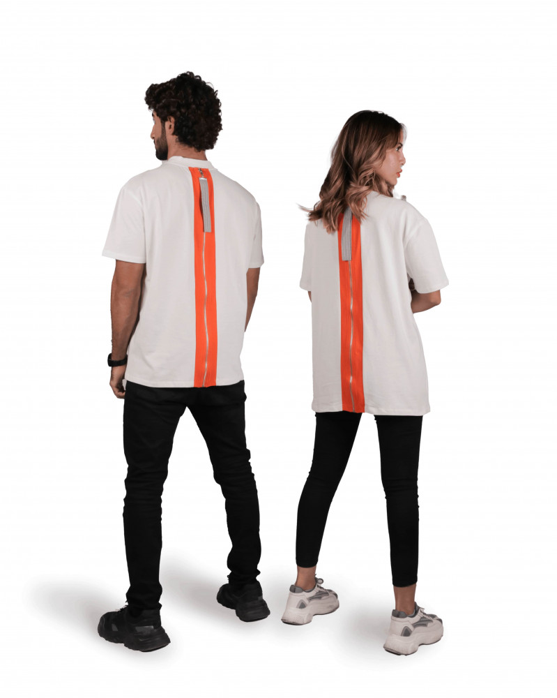 ابره | تيشرت ابيض من كولكشن المونوبولي