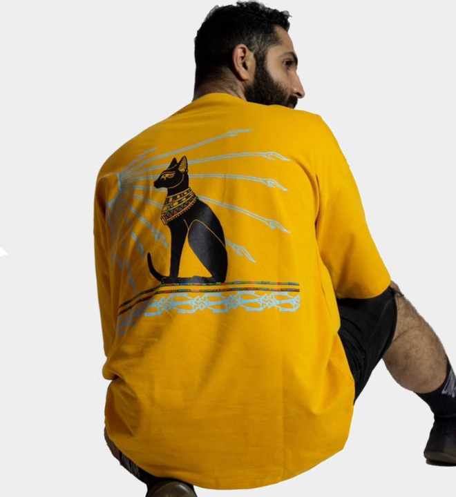 عمارنه | تيشيرت باستيت اصفر