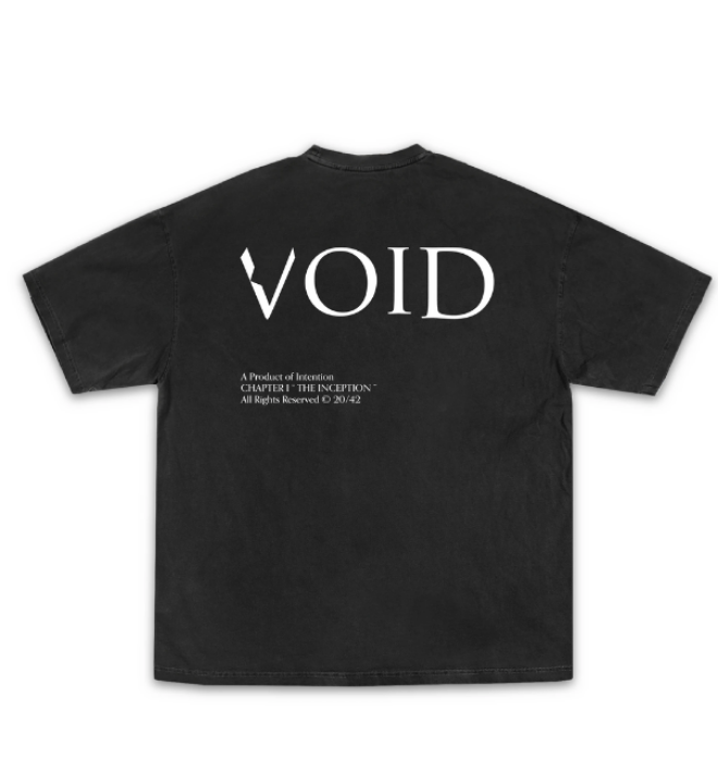 فويد | الوشين تي شيرت فنتج اسود 