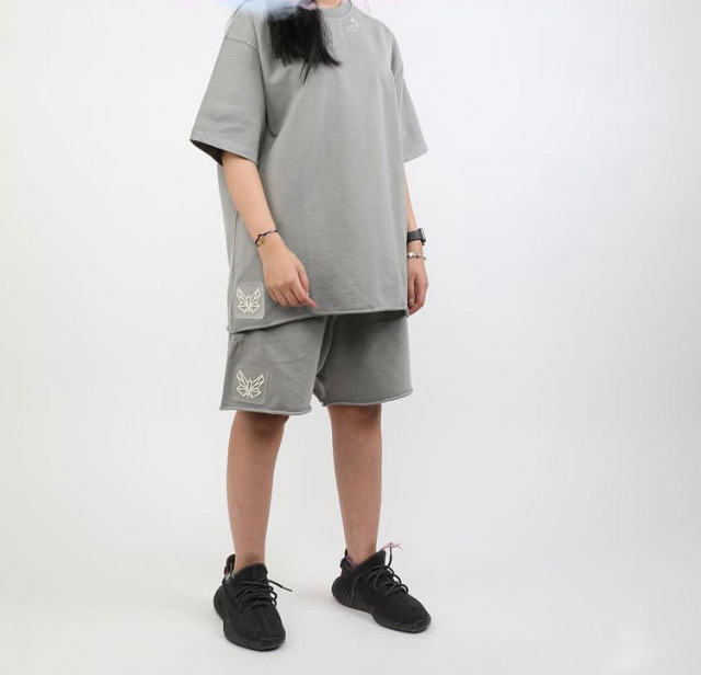 Xcvii | تيشرت رصاصي فينتج 