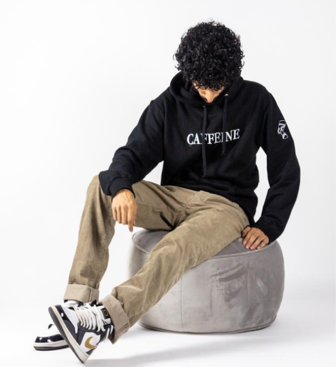 هودي كافيين باللون الاسود|عمارنه