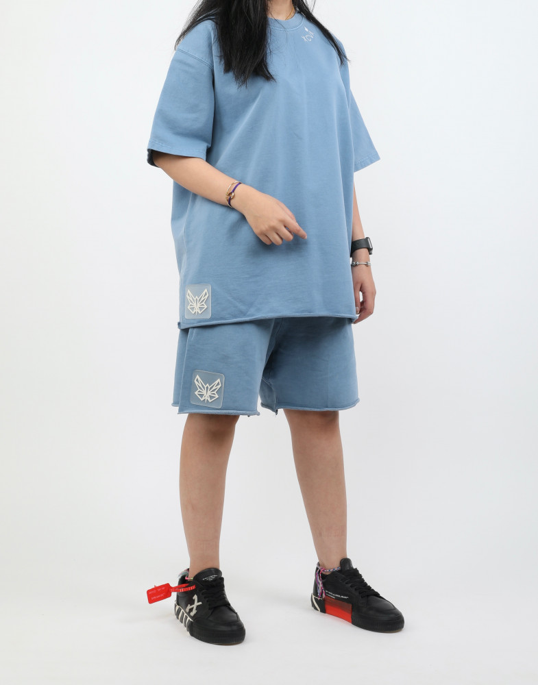 Xcvii | شورت ازرق فينتج 