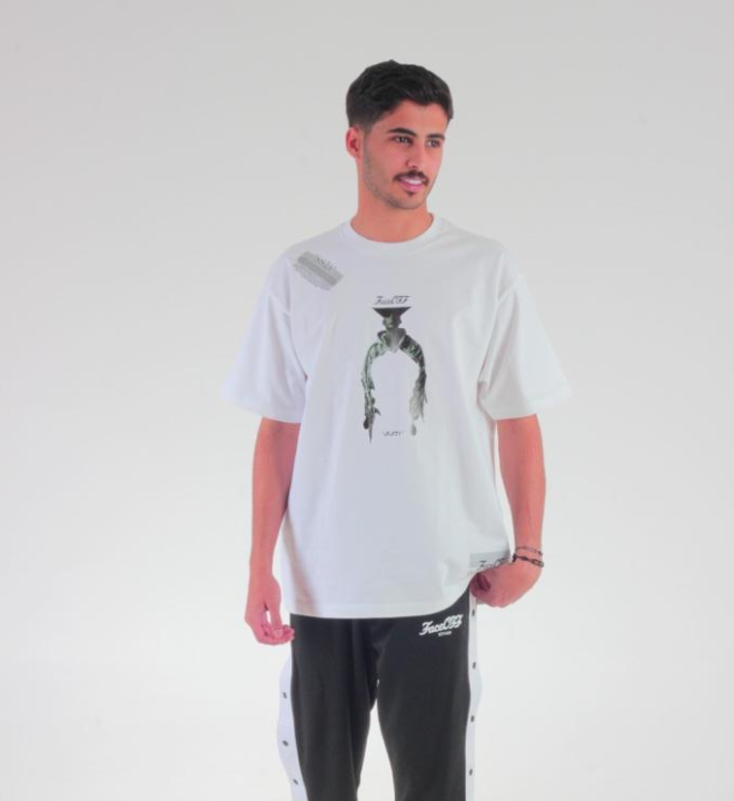 تيشرت ابيض| فيس اوف 